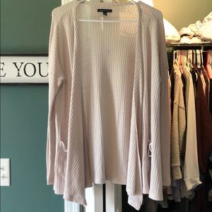 Cream colored cardigan